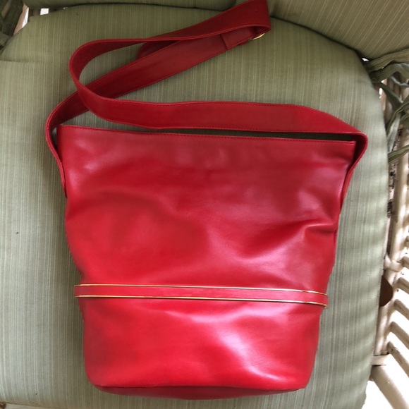 SUSAN GAIL Genuine Leather BELLIDO Vintage Shoulder Bag - Made in Spain - Picture 9 of 14